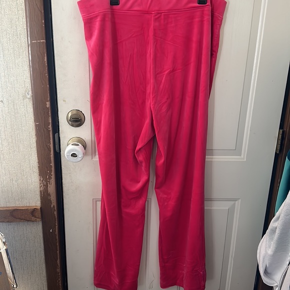 JUICY COUTURE PLUS SIZE VELOUR TRACK PANT: VIXEN PINK: NWT: SZ 2X - Picture 6 of 6